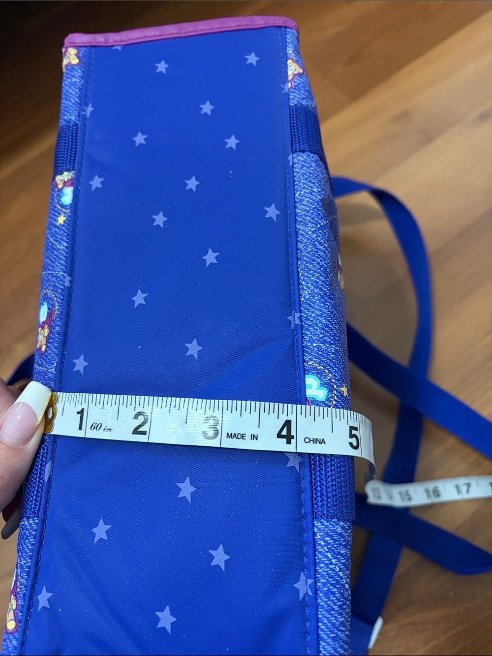 Vintage Ross Similac Teddy Bear Insulated Diaper Bag Lunch Tote Purple - Picture 10 of 11